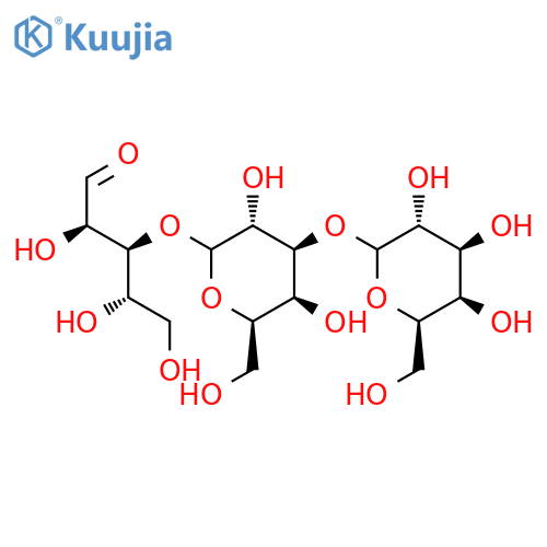 D-Galactopyranosyl-(1→3)-D-galactopyranosyl-(1→3)-L-arabinose structure