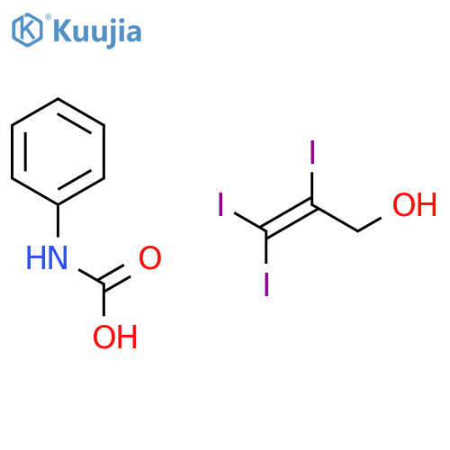 2-Propen-1-ol, 2,3,3-triiodo-, phenylcarbamate structure