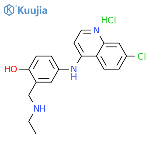 N-Desethyl amodiaquine dihydrochloride structure
