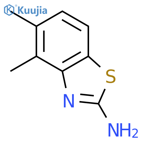 4,5-dimethyl-1,3-benzothiazol-2-amine structure