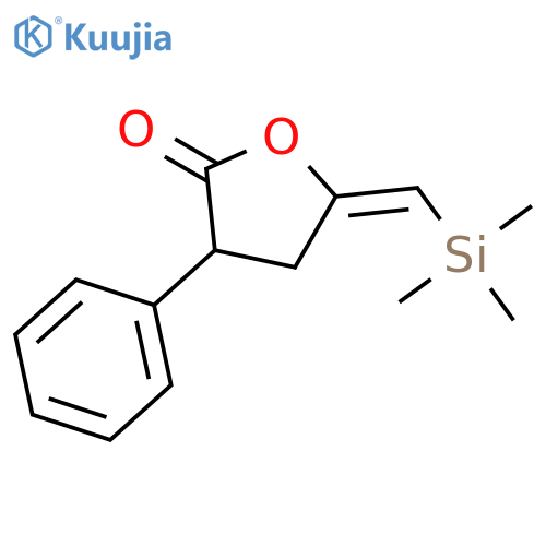 2(3H)-Furanone, dihydro-3-phenyl-5-[(trimethylsilyl)methylene]-, (Z)- structure