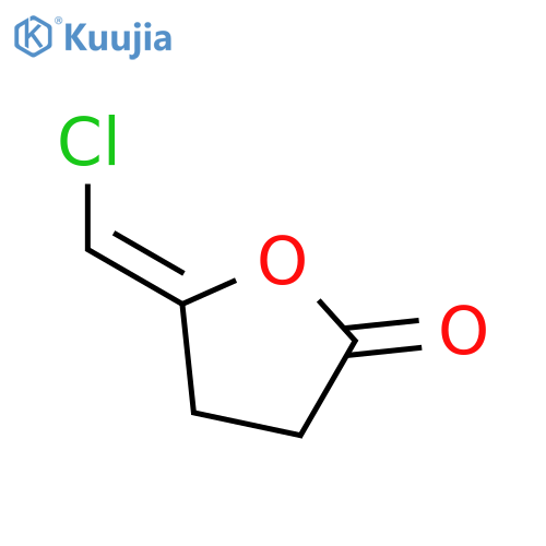 2(3H)-Furanone, 5-(chloromethylene)dihydro-, (Z)- structure