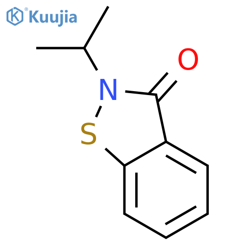 1,2-BENZISOTHIAZOL-3(2H)-ONE, 2-(1-METHYLETHYL)- structure