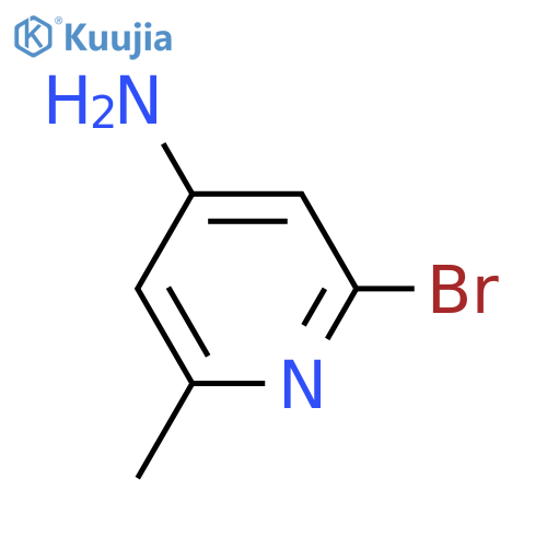 2-Bromo-6-methylpyridin-4-amine structure