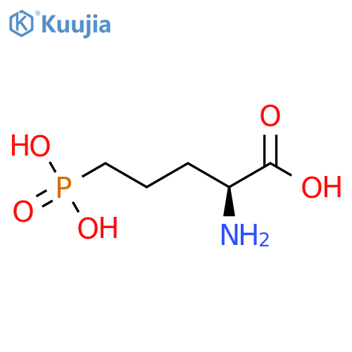(S)-2-amino-5-phosphonopentanoic acid structure