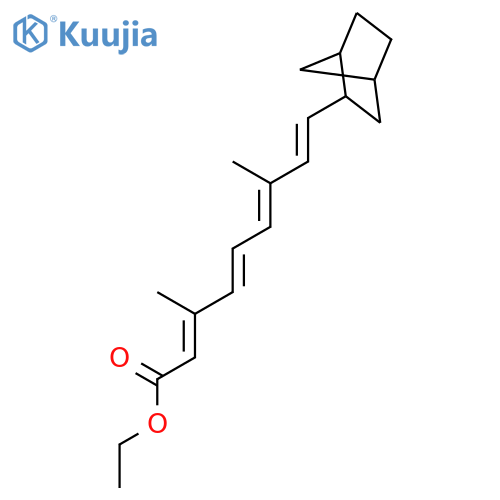ethyl (2E,4E,6E,8E)-9-[(1R,2S,4S)-bicyclo[2.2.1]hept-2-yl]-3,7-dimethylnona-2,4,6,8-tetraenoate structure