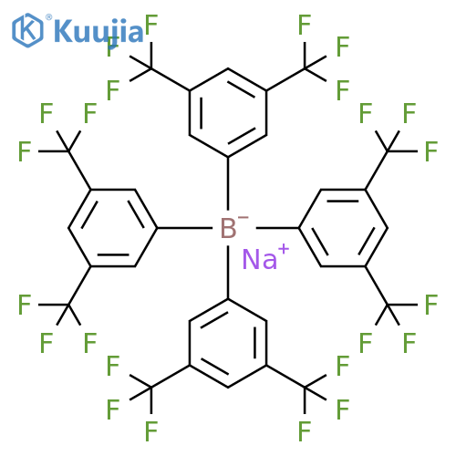 Sodium Tetrakis3,5-bis(trifluoromethyl)phenylborate structure