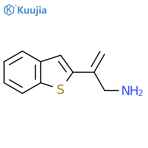 2-(1-Benzothiophen-2-yl)prop-2-en-1-amine structure