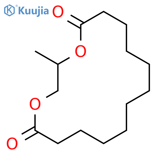 1,4-Dioxacyclohexadecane-5,16-dione,2-methyl- structure