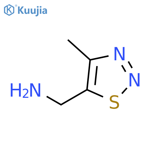 (4-Methyl-1,2,3-thiadiazol-5-yl)methanamine structure