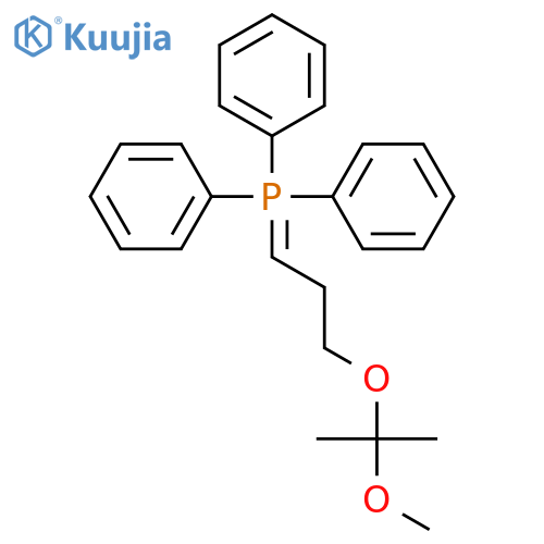 Phosphorane, [3-(1-methoxy-1-methylethoxy)propylidene]triphenyl- structure