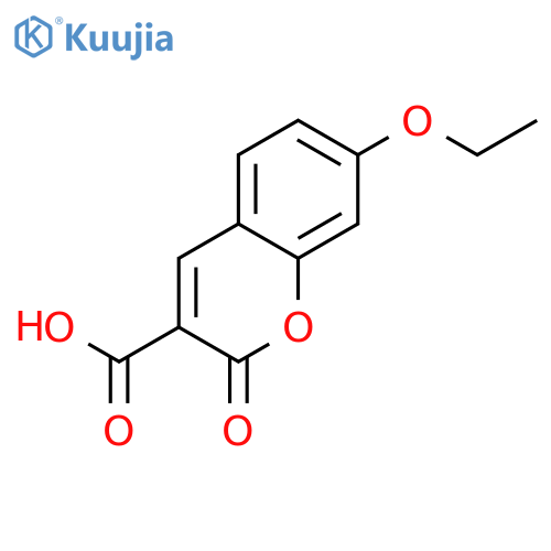 7-Ethoxy-2-oxo-2H-chromene-3-carboxylic acid structure