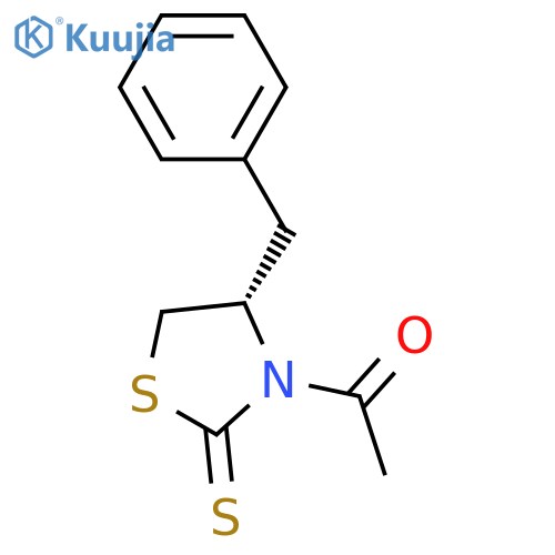 2-Thiazolidinethione, 3-acetyl-4-(phenylmethyl)-, (4S)- structure