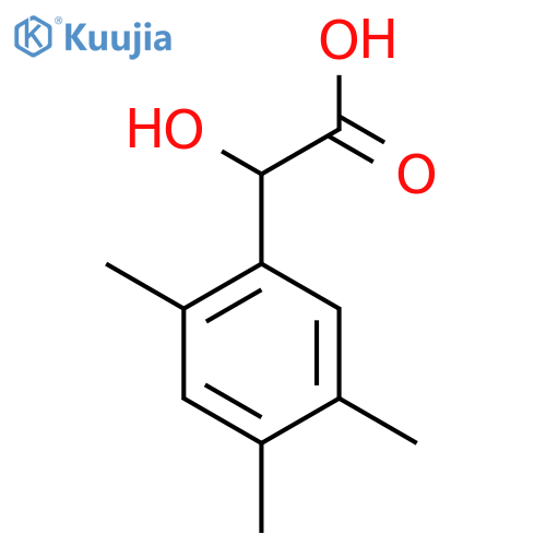 2-hydroxy-2-(2,4,5-trimethylphenyl)acetic Acid structure