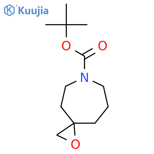 tert-butyl 1-oxa-6-azaspiro[2.6]nonane-6-carboxylate structure