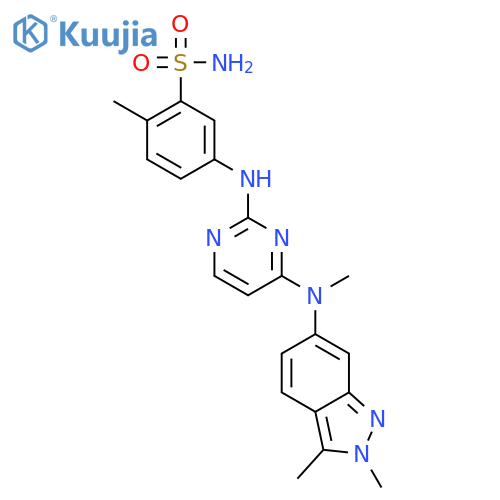Pazopanib structure