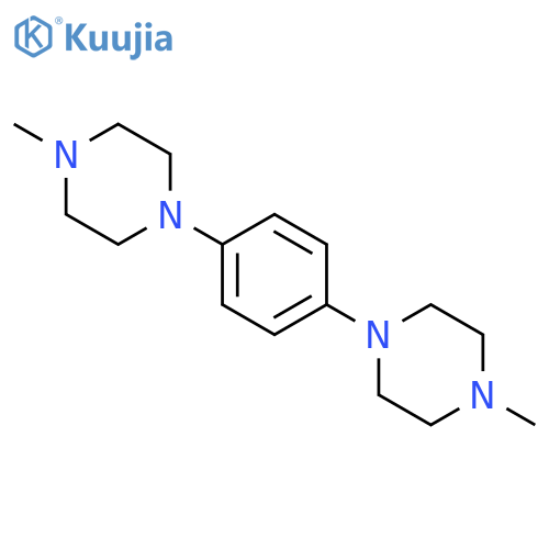 PIPERAZINE, 1,1'-(1,4-PHENYLENE)BIS[4-METHYL- structure