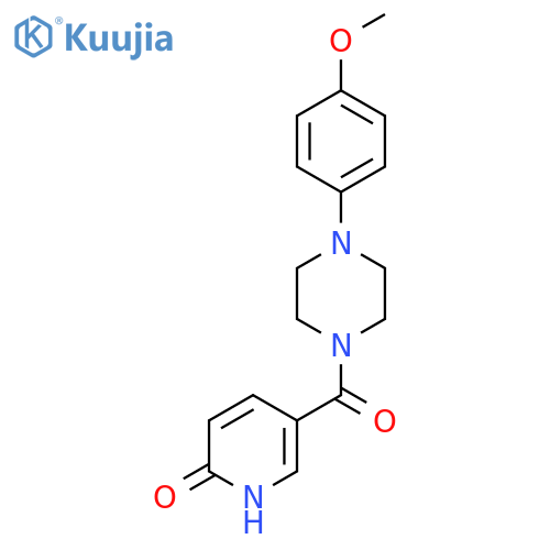 5-[4-(4-Methoxyphenyl)piperazine-1-carbonyl]pyridin-2-ol structure