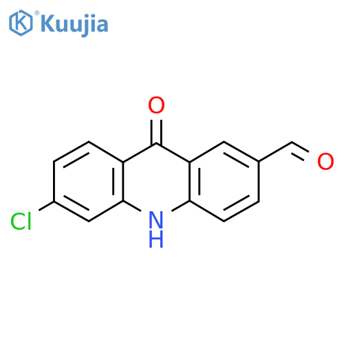 6-chloro-9-oxo-9,10-dihydroacridine-2-carbaldehyde structure
