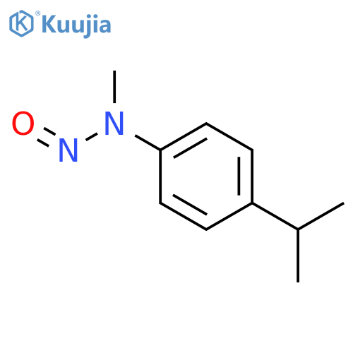 N-methyl-N-nitroso-4-(propan-2-yl)aniline structure