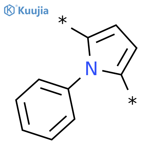 Poly(1-phenyl-1H-pyrrole-2,5-diyl) structure