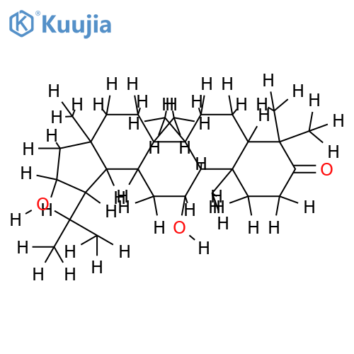 11alpha,20-Dihydroxy-3-lupanone structure