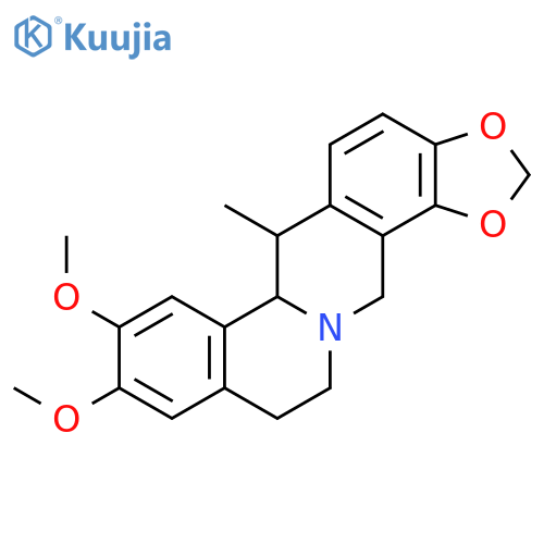 (6R,6aR)-8,9-dimethoxy-6-methyl-6,11,12,14-tetrahydro-6aH-[1,3]dioxolo[4,5-h]isoquino[2,1-b]isoquinoline structure