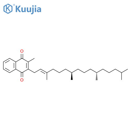 [R*,S*-(E)]-()-2-methyl-3-(3,7,11,15-tetramethylhexadec-2-enyl)-1,4-naphthoquinone structure