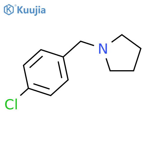 1-(4-chlorophenyl)methylpyrrolidine structure