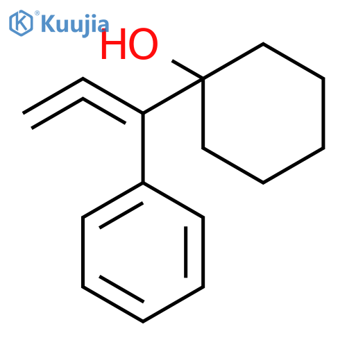 Cyclohexanol, 1-(1-phenyl-1,2-propadienyl)- structure