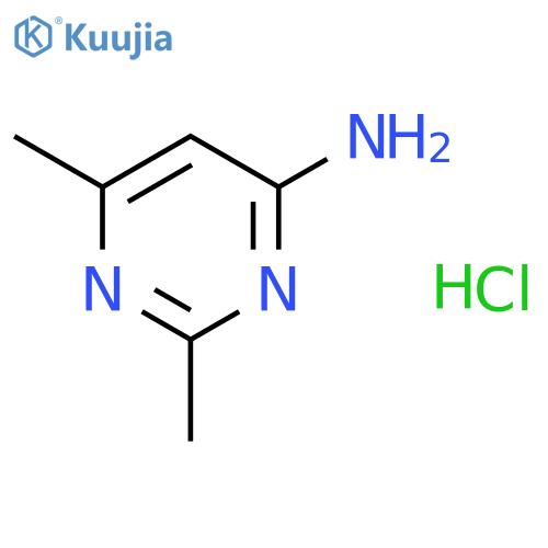 2,6-Dimethylpyrimidin-4-amine hydrochloride structure