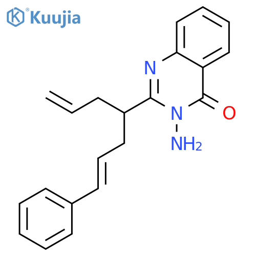4(3H)-Quinazolinone, 3-amino-2-[4-phenyl-1-(2-propenyl)-3-butenyl]- structure