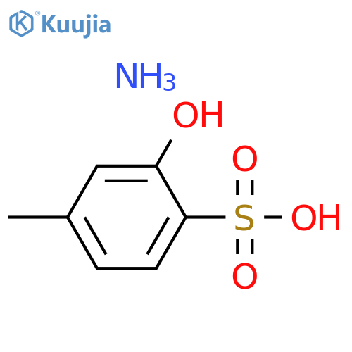 2-Hydroxy-4-methylbenzenesulfonic Acid Ammonium Salt structure