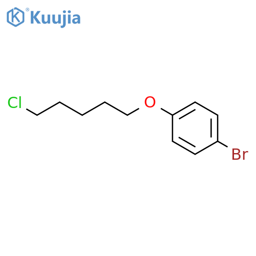 Benzene, 1-bromo-4-[(5-chloropentyl)oxy]- structure