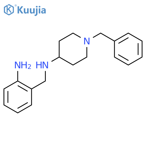N-[(2-Aminophenyl)methyl]-1-benzylpiperidin-4-amine structure
