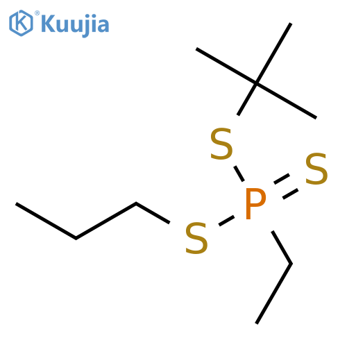 tert-butyl propyl ethylphosphonotrithioate structure