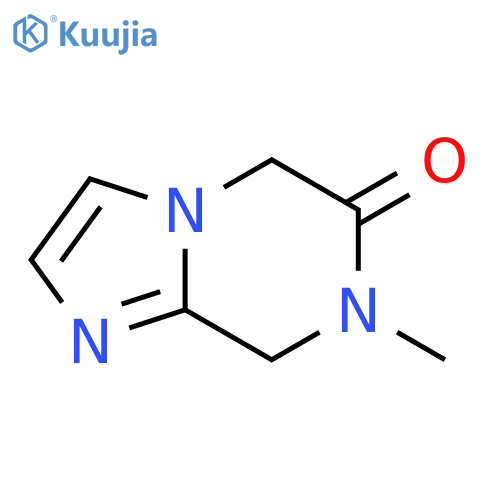 Imidazo[1,2-a]pyrazin-6(5H)-one,7,8-dihydro-7-methyl- structure