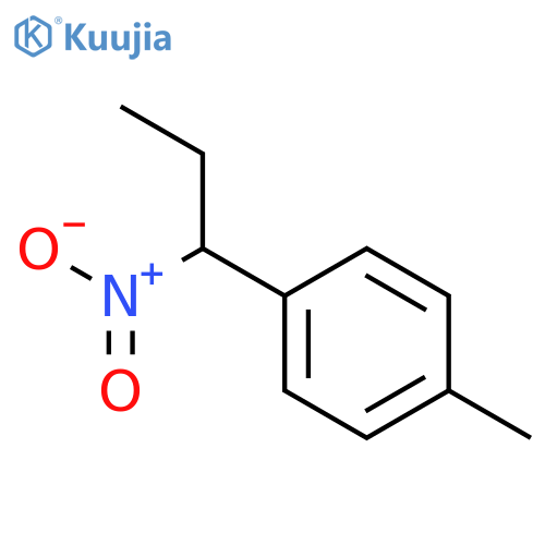 Benzene, 1-methyl-4-(1-nitropropyl)- structure