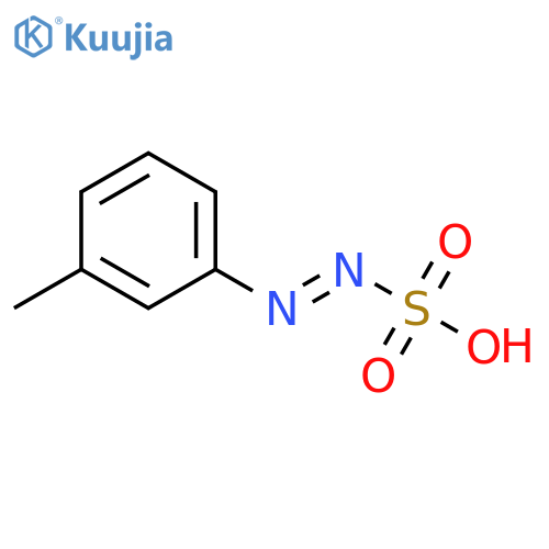 Diazenesulfonic acid,2-(3-methylphenyl)- structure