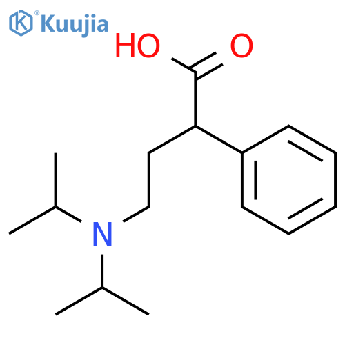 Benzeneacetic acid, a-[2-[bis(1-methylethyl)amino]ethyl]- structure