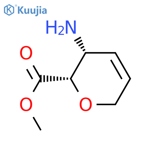D-threo-Hex-4-enonicacid, 3-amino-2,6-anhydro-3,4,5-trideoxy-, methyl ester (9CI) structure