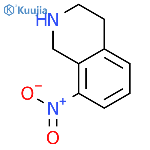 8-Nitro-1,2,3,4-tetrahydroisoquinoline structure