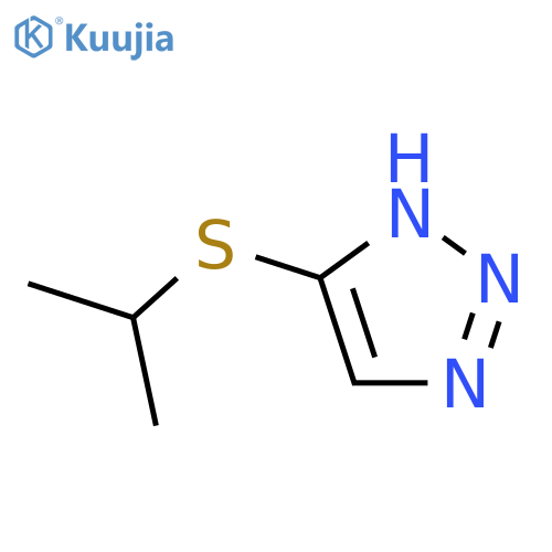 1H-1,2,3-Triazole, 4-[(1-methylethyl)thio]- structure