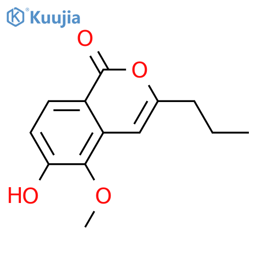 5,6-Dihydroxy-3-propyl-1H-2-benzopyran-1-one; 5-Me ether structure