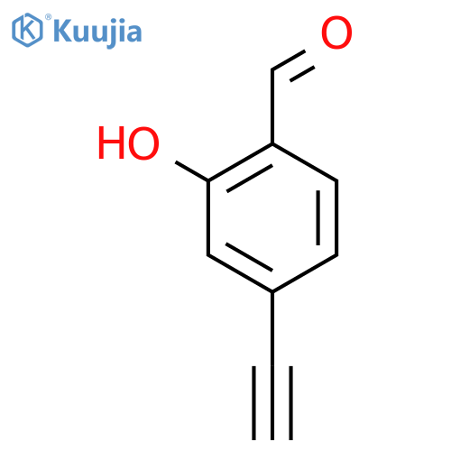 4-Ethynyl-2-hydroxybenzaldehyde structure