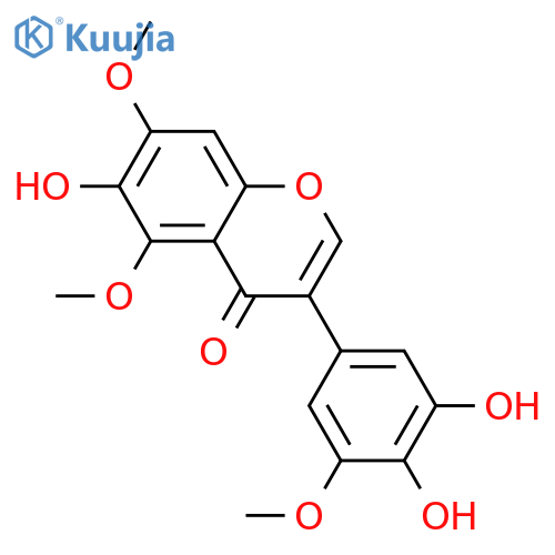 3',4',5,5',6,7-Hexahydroxyisoflavone; 3',5,7-Tri-Me ether structure