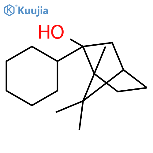 Bicyclo[2.2.1]heptan-2-ol, 2-cyclohexyl-1,7,7-trimethyl-, (1R,2S,4R)- structure