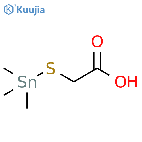Acetic acid, [(trimethylstannyl)thio]- structure