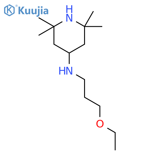 4-Piperidinamine, N-(3-ethoxypropyl)-2,2,6,6-tetramethyl- structure