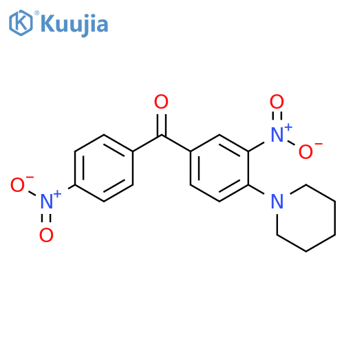 Methanone, (4-nitrophenyl)[3-nitro-4-(1-piperidinyl)phenyl]- structure
